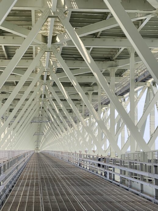 明石海峡大橋　塔頂　絶景　感動