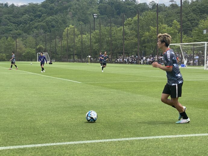 サンフレッチェ広島VS愛媛FC　トレーニングマッチ　行友翔哉選手